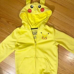 Pokemon Yellow Pikachu Kids Hoodie